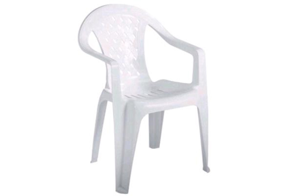 White patio deals chair